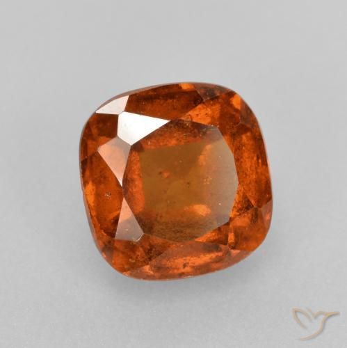 granada hessonita Laranja Médio Natural 2.01ct, Almofada, VS-SI