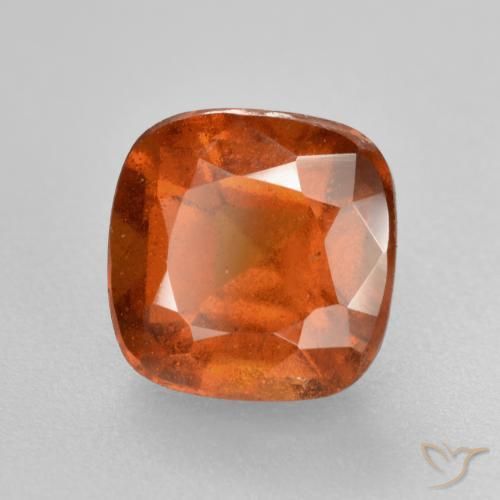 granada hessonita fogo laranja Natural 2.08ct, Almofada, SI