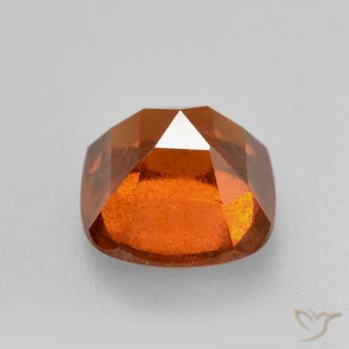 granada hessonita fogo laranja Natural 2.08ct, Almofada, SI