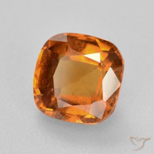 granada hessonita terra laranja Natural 1.81ct, Almofada, VS-SI