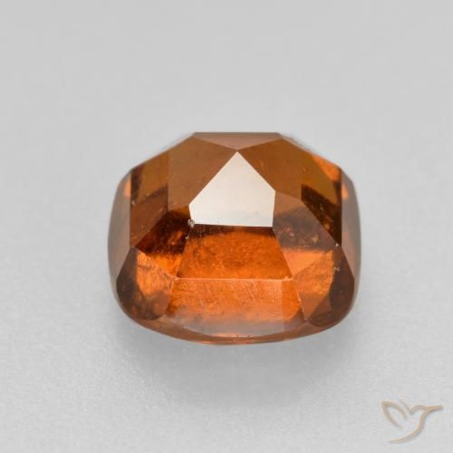 granada hessonita Laranja Profundo Natural 2.07ct, Almofada, SI