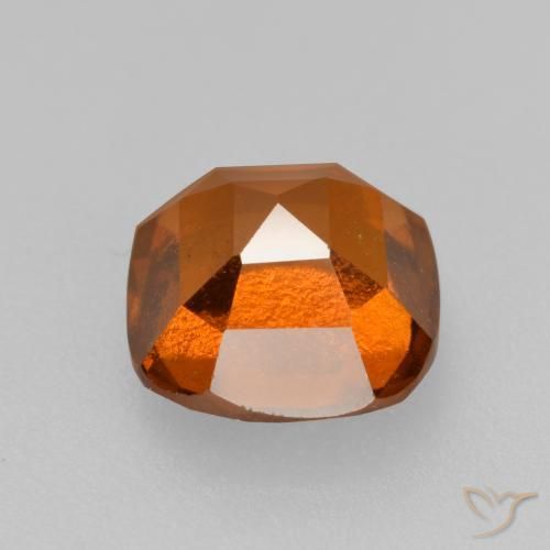 granada hessonita Laranja médio-escuro Natural 2.01ct, Almofada, VS-SI
