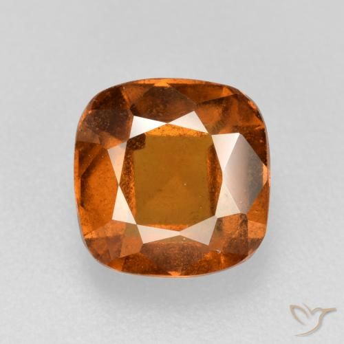 2.19ct Natural Laranja Profundo granada hessonita, Almofada, VS-SI