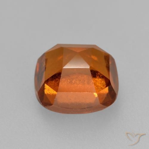 granada hessonita Laranja Profundo Natural 2.08ct, Almofada, VS-SI
