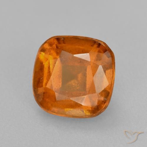 granada hessonita Laranja Médio Natural 1.81ct, Almofada, VS-SI