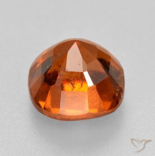 granada hessonita Laranja Profundo Natural 2.08ct, Almofada, SI