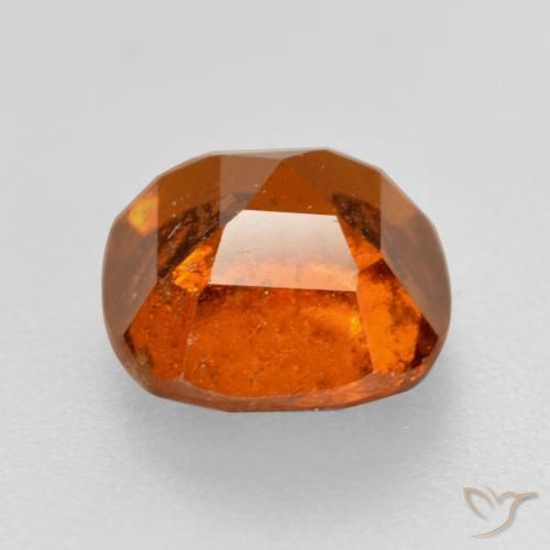 granada hessonita fogo laranja Natural 2.02ct, Almofada, SI