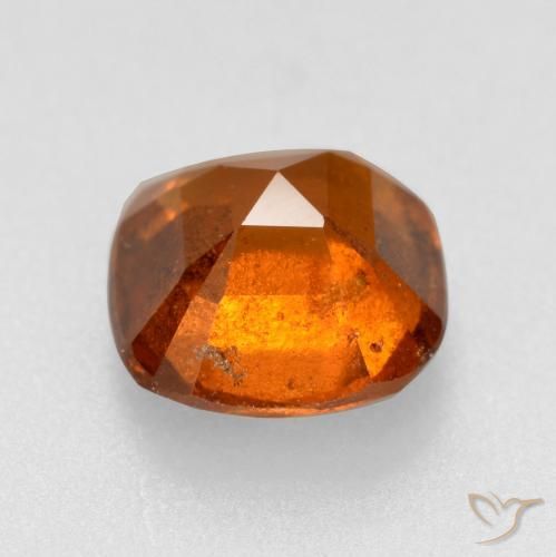 granada hessonita âmbar laranja Natural 1.64ct, Almofada, SI