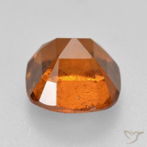 granada hessonita âmbar laranja Natural 2.14ct, Almofada, SI