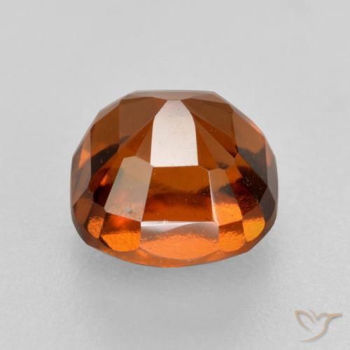 granada hessonita Laranja Profundo Natural 2.55ct, Almofada, VS