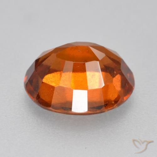 granada hessonita Laranja Profundo Natural 2.25ct, oval, VS