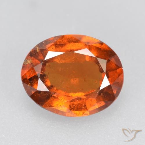 1.81ct Natural Laranja Profundo granada hessonita, oval, SI