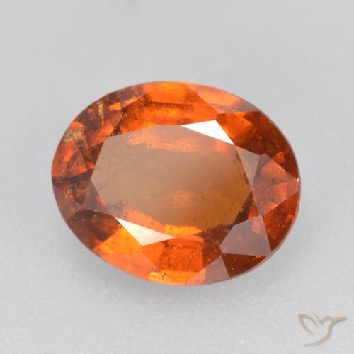 granada hessonita Laranja Profundo Natural 1.81ct, oval, SI