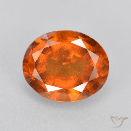 1.97ct Natural Laranja Médio granada hessonita, oval, SI