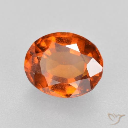 granada hessonita Laranja Profundo Natural 1.77ct, oval, VS-SI