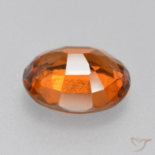 granada hessonita Laranja Profundo Natural 1.92ct, oval, VVS-VS