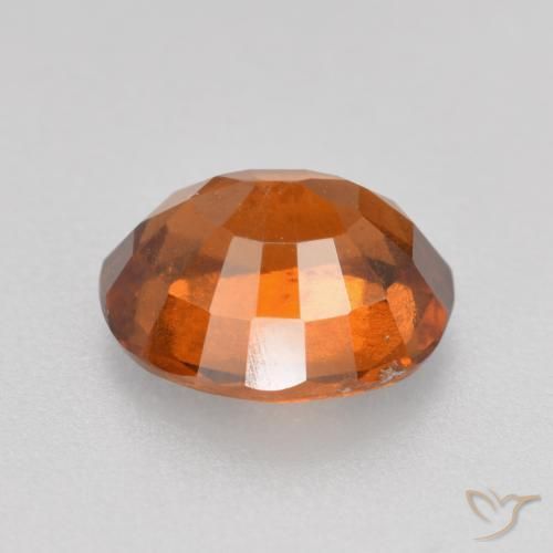 granada hessonita Laranja médio-escuro Natural 1.81ct, oval, VS-SI