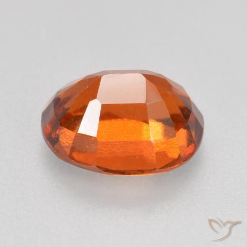 granada hessonita Laranja Profundo Natural 2.08ct, oval, VVS-VS