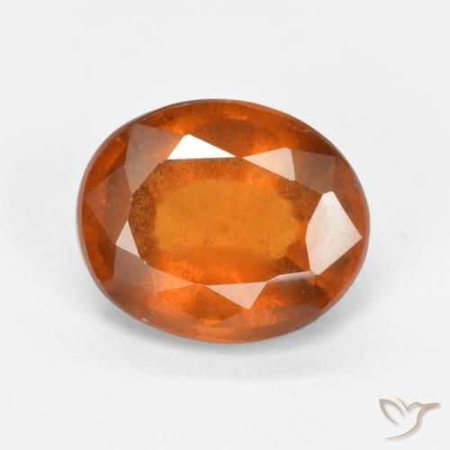 1.91ct Natural Laranja Médio granada hessonita, oval, SI
