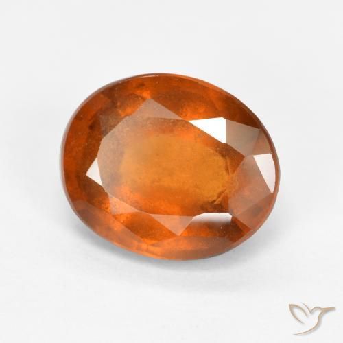 granada hessonita Laranja Médio Natural 1.91ct, oval, SI
