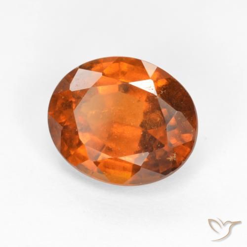 granada hessonita Laranja Profundo Natural 2.30ct, oval, SI