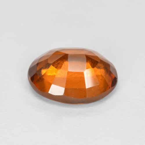 Granada hessonita laranja natural 2,20ct, corte oval, VS-SI
