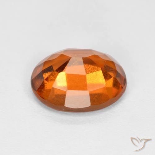 granada hessonita Laranja Profundo Natural 2.12ct, oval, SI