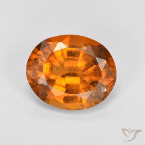 2.09ct Natural Laranja Médio granada hessonita, oval, SI