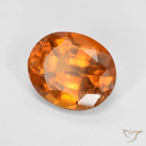 granada hessonita Laranja Médio Natural 2.09ct, oval, SI