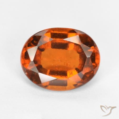 1.93ct Natural Laranja Profundo granada hessonita, oval, VS