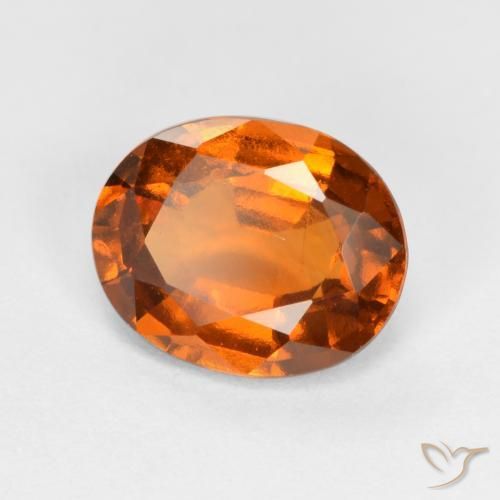granada hessonita Laranja Médio Natural 1.66ct, oval, VS
