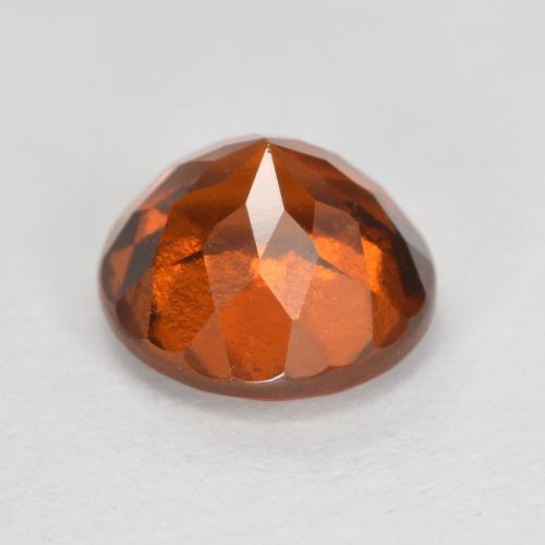 Granada Hessonita Laranja Médio Natural 1.71ct, Corte Redondo, VS