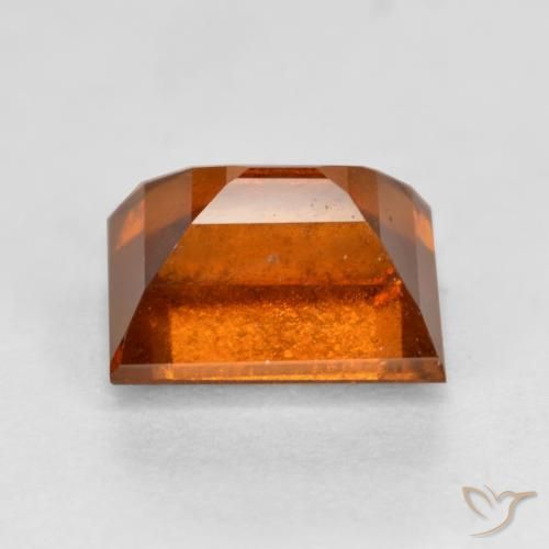 granada hessonita âmbar laranja Natural 2.01ct, baguete, VS-SI