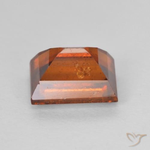 granada hessonita Medium Dark-Orange Natural 2.13ct, baguete, VS-SI