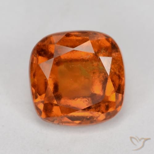 2.14ct Natural Laranja Médio granada hessonita, Almofada, SI