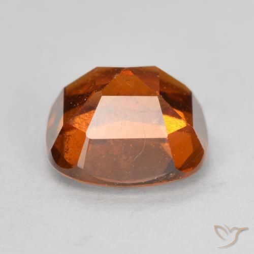 granada hessonita laranja avermelhado Natural 2.05ct, Almofada, VS-SI
