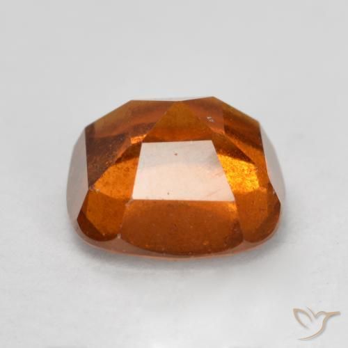 granada hessonita Laranja Profundo Natural 2.06ct, Almofada, VS-SI