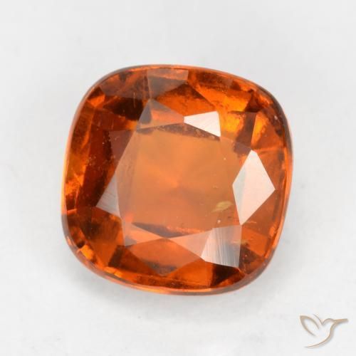 granada hessonita Laranja Médio Natural 2.47ct, Almofada, VS-SI