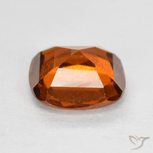 granada hessonita Laranja Médio Natural 1.67ct, Almofada, VS