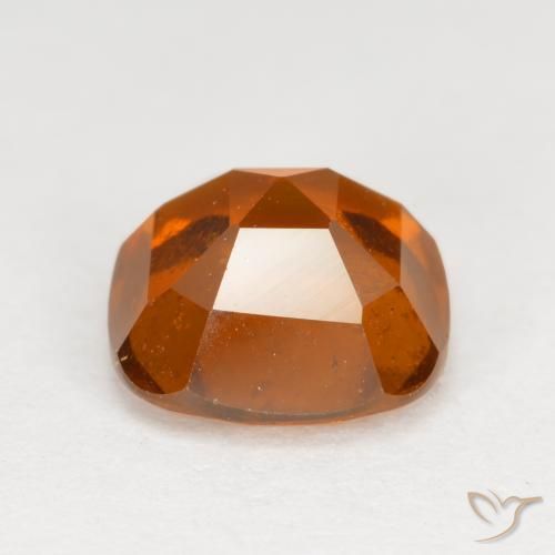 granada hessonita laranja avermelhado Natural 2.07ct, Almofada, VS