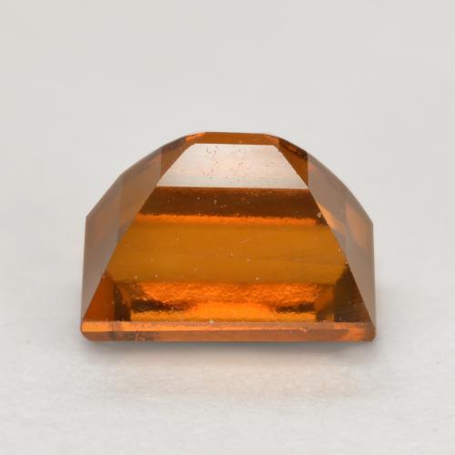 Granada Hessonita Laranja médio-escuro Natural 1.20ct, baguete, VS