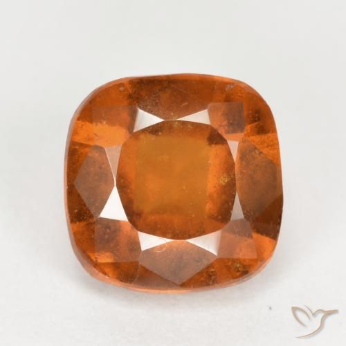 2.36ct Natural Laranja Profundo granada hessonita, Almofada, VS-SI