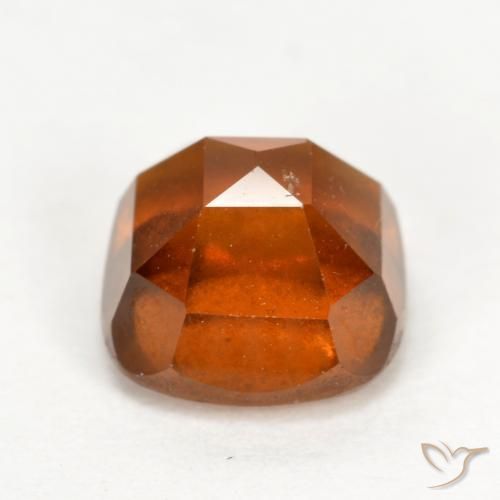 granada hessonita Laranja médio-escuro Natural 2.60ct, Almofada, SI