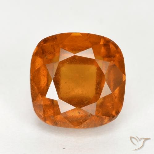 2.65ct Natural Laranja Médio granada hessonita, Almofada, VS-SI