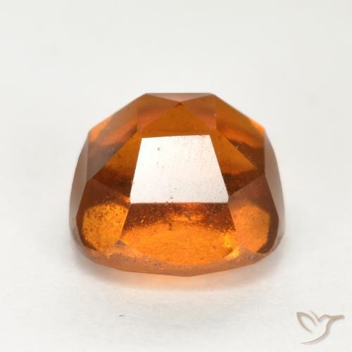 granada hessonita Laranja Médio Natural 2.65ct, Almofada, VS-SI
