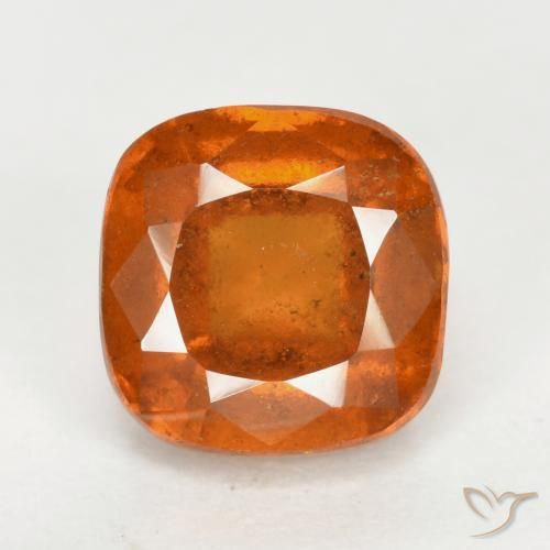 2.55ct Natural Laranja Médio granada hessonita, Almofada, VS-SI