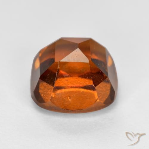 granada hessonita Laranja médio-escuro Natural 2.46ct, Almofada, VS-SI