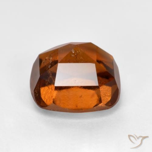 granada hessonita Laranja Profundo Natural 2.31ct, Almofada, SI