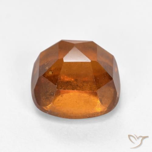 granada hessonita Laranja Profundo Natural 2.66ct, Almofada, VS-SI