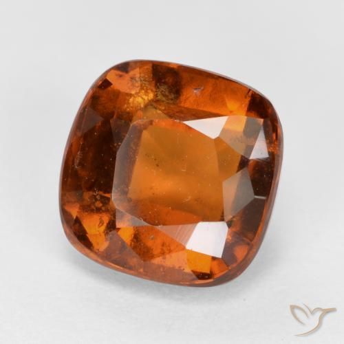 granada hessonita Laranja escuro Natural 2.30ct, Almofada, VS-SI